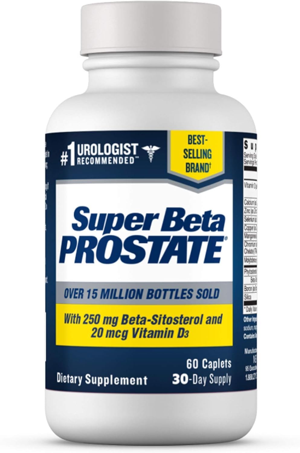 Super Beta Prostate: cápsulas en botella para apoyo urinario diario y bienestar
