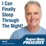 SUPER BETA PROSTATE: cápsulas en mano para dosificación diaria.