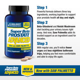 SUPER BETA PROSTATE: empaque frontal, información clara de beneficios.