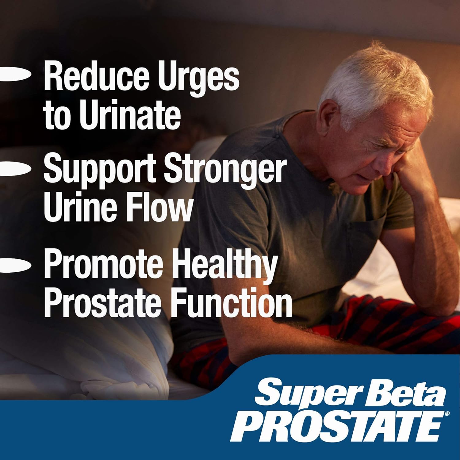 SUPER BETA PROSTATE: etiqueta detallada, fórmula con beta-sitosterol para el cuidado prostático.