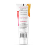Etiqueta de SuperTeeth sin fluoruro, apta para toda la familia.