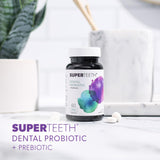 Super Teeth Probiotico: aliento fresco tras cada uso.
