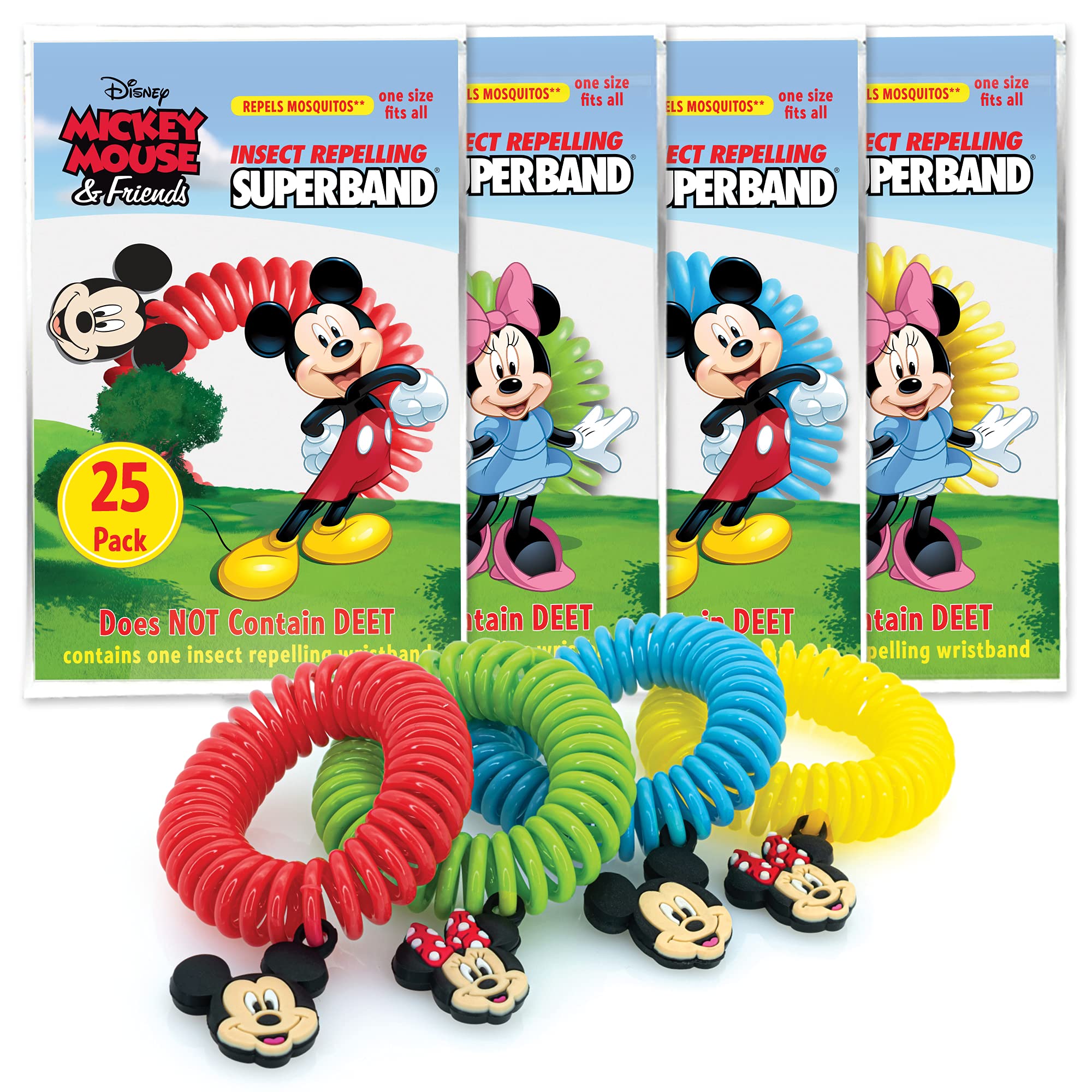 Pulsera repelente Superband Classic Disney para mosquitos al exterior