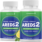 Frasco de Superfood MD AREDS2 visto frontal para uso diario.