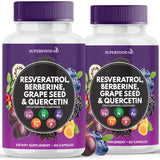 Superfood MD Resveratrol-Berberine cápsulas: soporte antioxidante diario