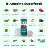 Superfood Tabs uso diario, ideal para incorporar superalimentos en tu rutina.
