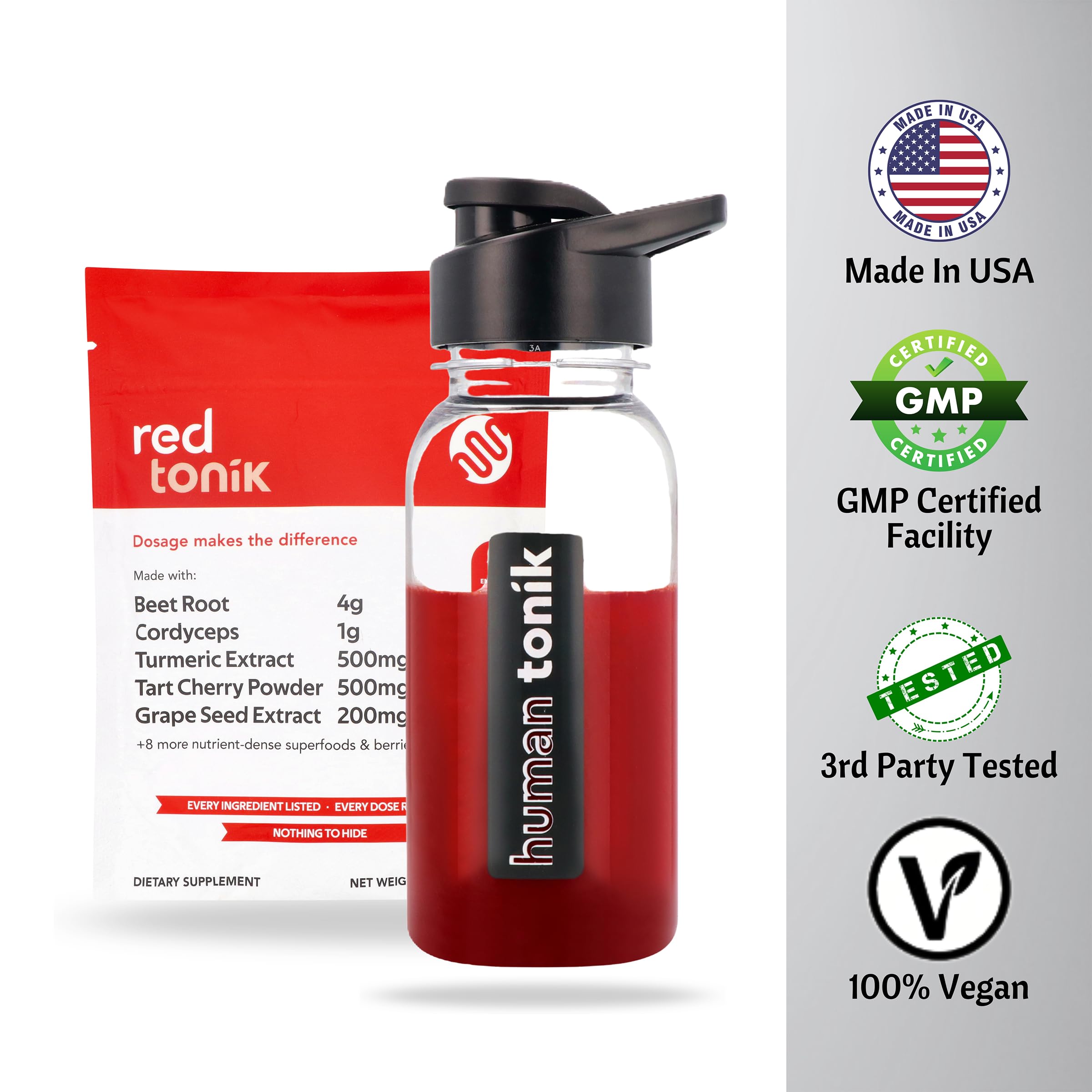 Vitaminas y minerales de SUPERGREEN TONIK para uso diario