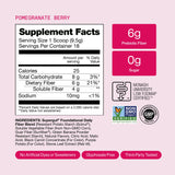 Etiqueta de ingredientes de Supergut, certificado vegano.