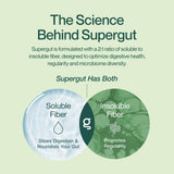 Supergut Fibras Diarias se mezcla fácilmente en agua