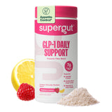 Supergut GLP-1: botella de frambuesa limón con fibra diaria