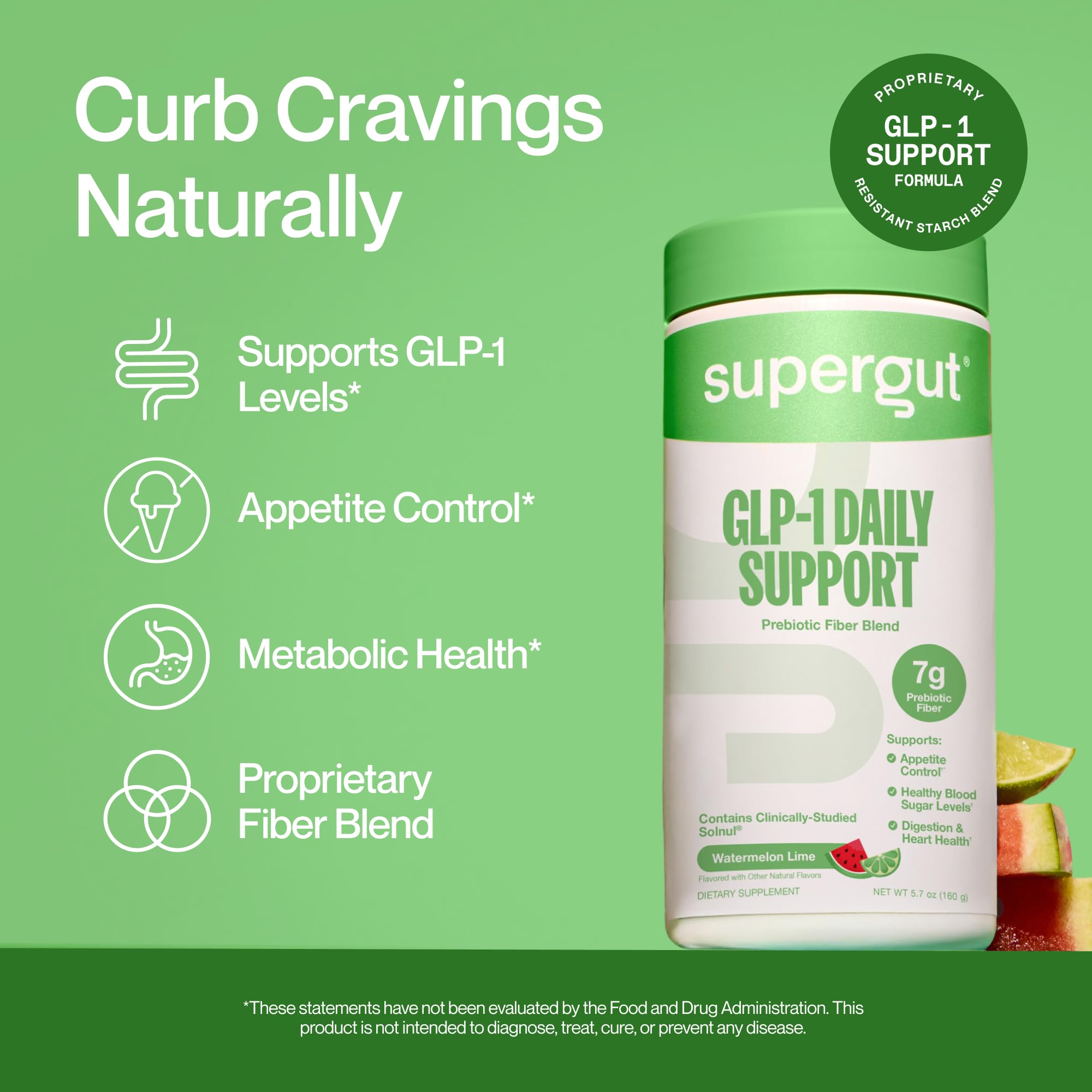 Supergut GLP-1 Daily Support, cucharilla medidora, facilita la dosificación de fibra.
