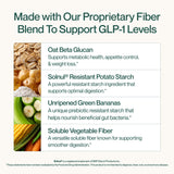 Supergut GLP-1 Daily Support, etiqueta sin azúcar, opción apta para dietas.
