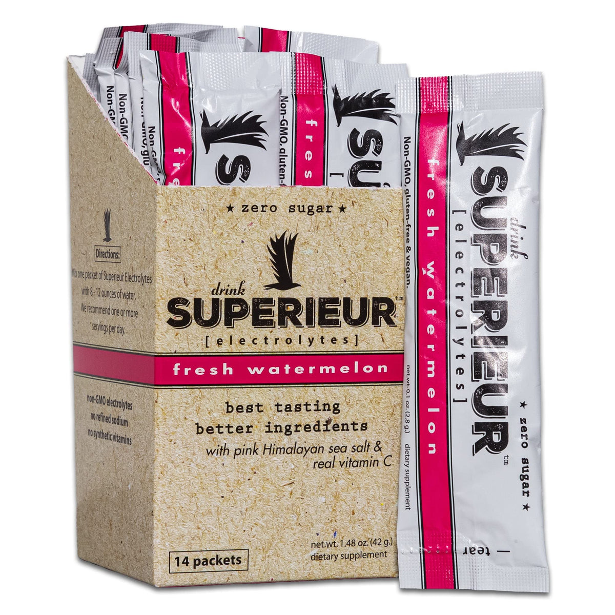 Superieur Electrolyte, paquetes sandía para hidratación práctica durante el entrenamiento