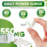 Bote de 60 cápsulas fáciles de tragar de Superior Formulas AKG liposomal