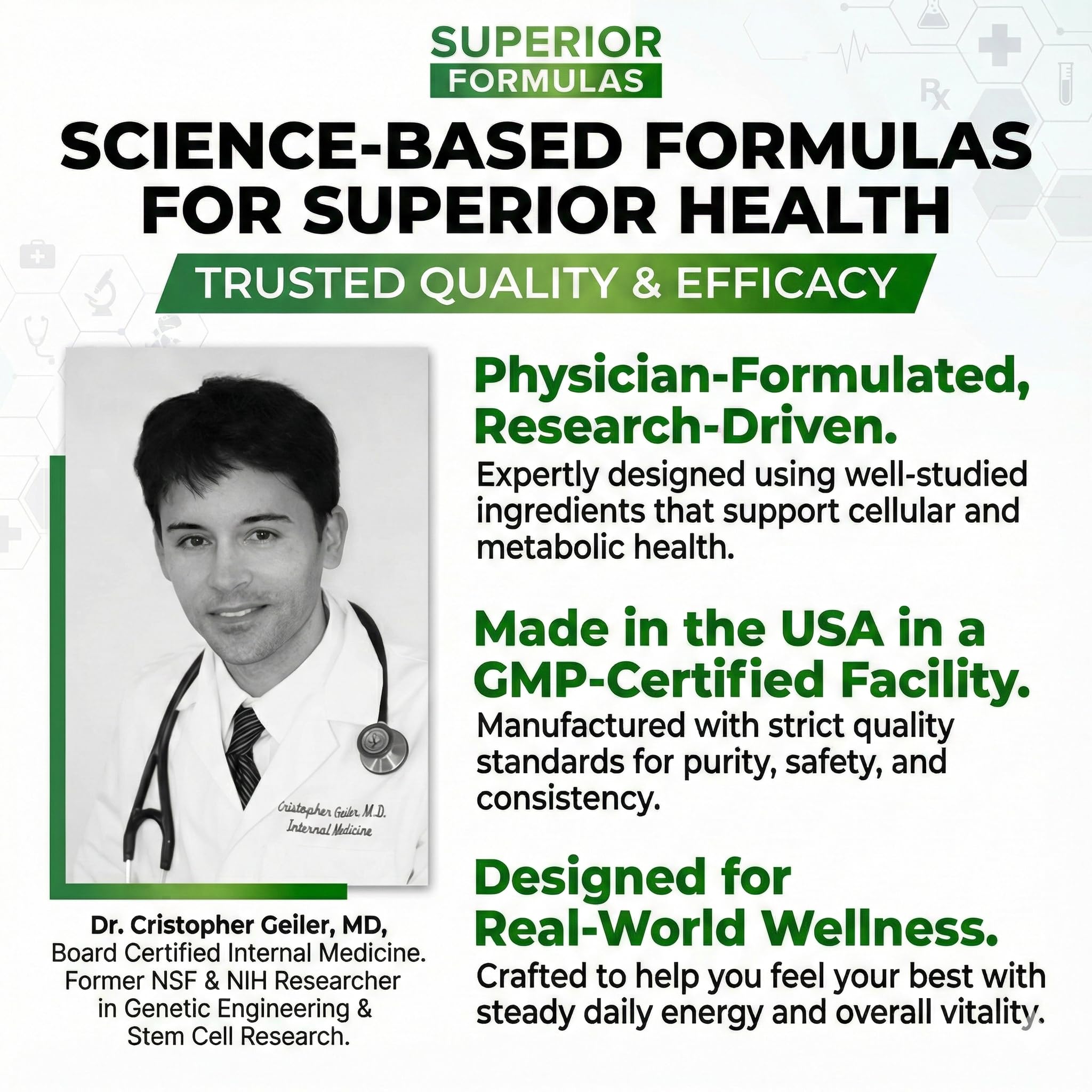 Superior Formulas AKG liposomal cápsulas vegetarianas para uso diario y bienestar