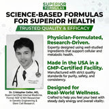 Superior Formulas AKG liposomal cápsulas vegetarianas para uso diario y bienestar