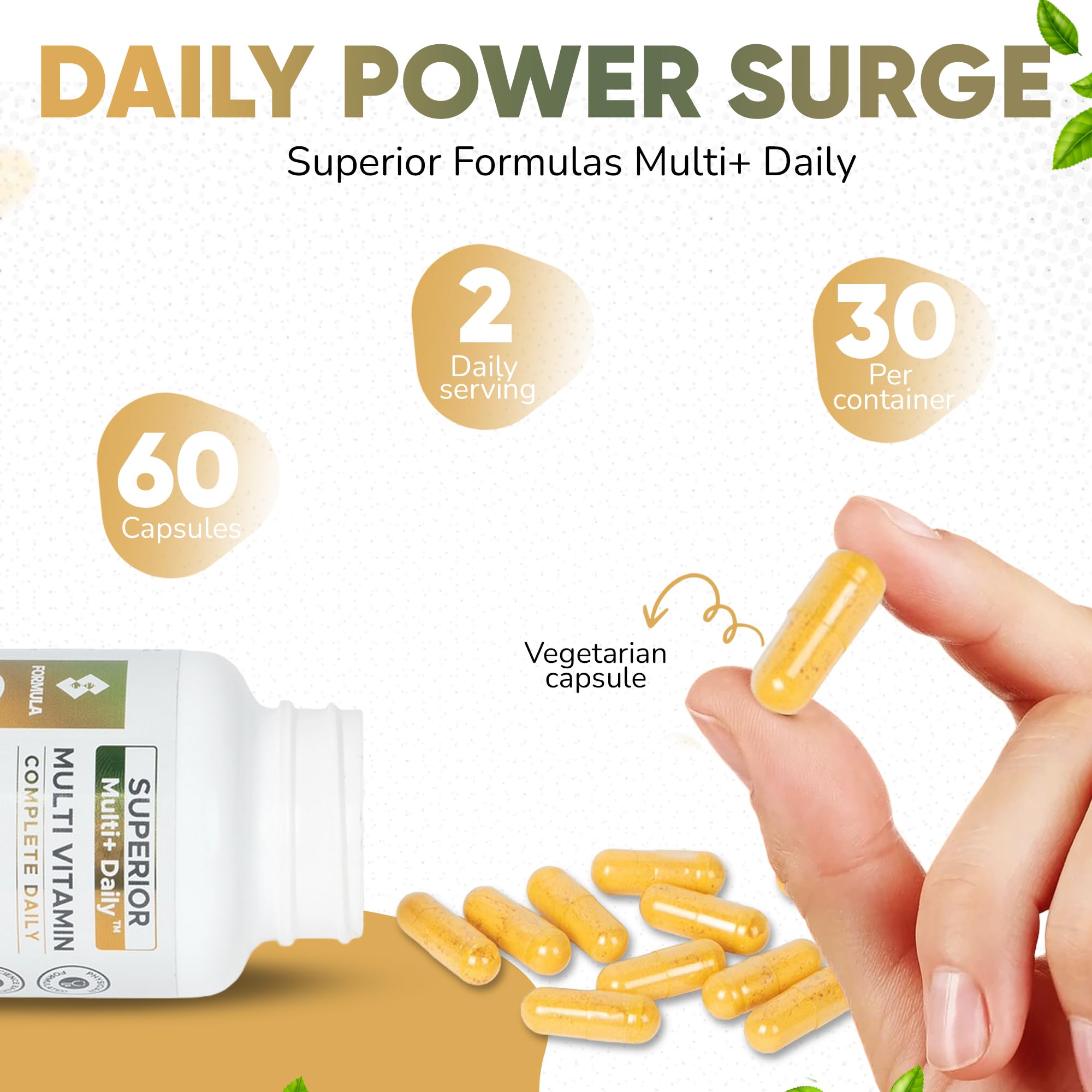Superior Formulas LLC Multivitamínico potente areds2 detalle de absorción mejorada mediante minerales quelados