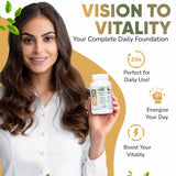 Superior Formulas LLC Multivitamínico potente areds2 vista de ingredientes para visión e inmunidad