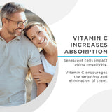 Dosis diaria de Superior Formulas Senolytic+ para una rutina consistente.