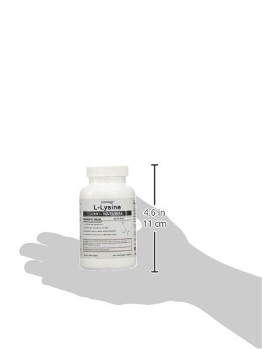 Certificación de tercero en Superior Labs L-Lisina 500 mg para calidad y pureza.