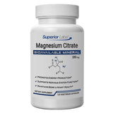 Superior Labs Magnesio Citrato en bote para uso diario suave.