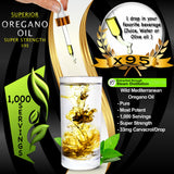 Gotas de aceite de orégano Superior con gotero preciso para dosis sencillas.