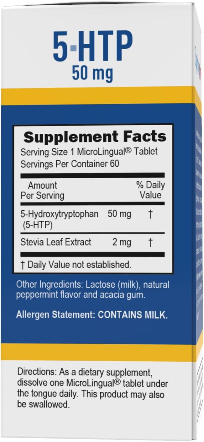 Superior Source 5-HTP: primer plano de tabletas con tecnología de disolución