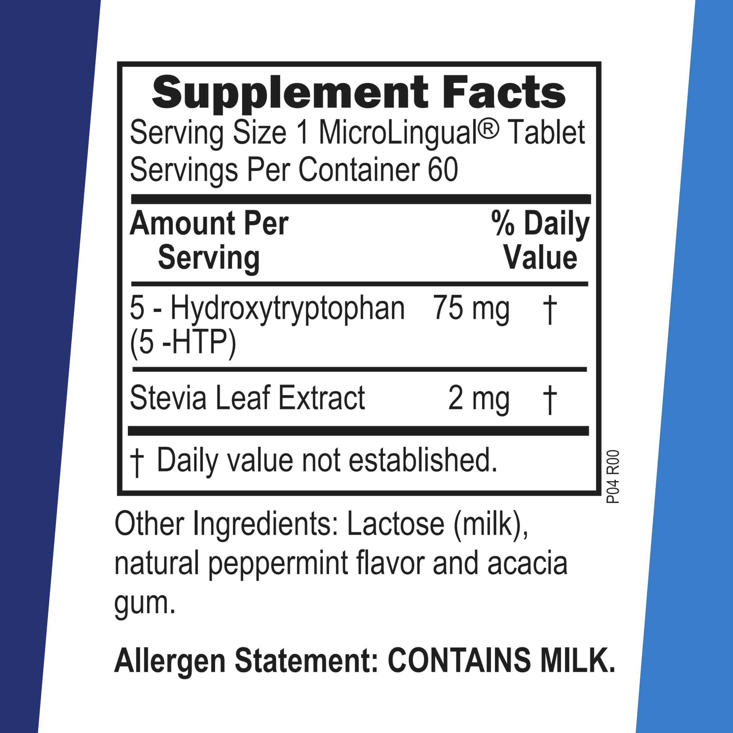 Tabletas de 5-HTP de Superior Source disolviéndose en la boca para absorción rápida.