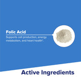 Superior Source ácido fólico 1200 mcg, compatible con diversas dietas.