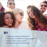 Etiqueta con información nutricional de Superior Source B-1