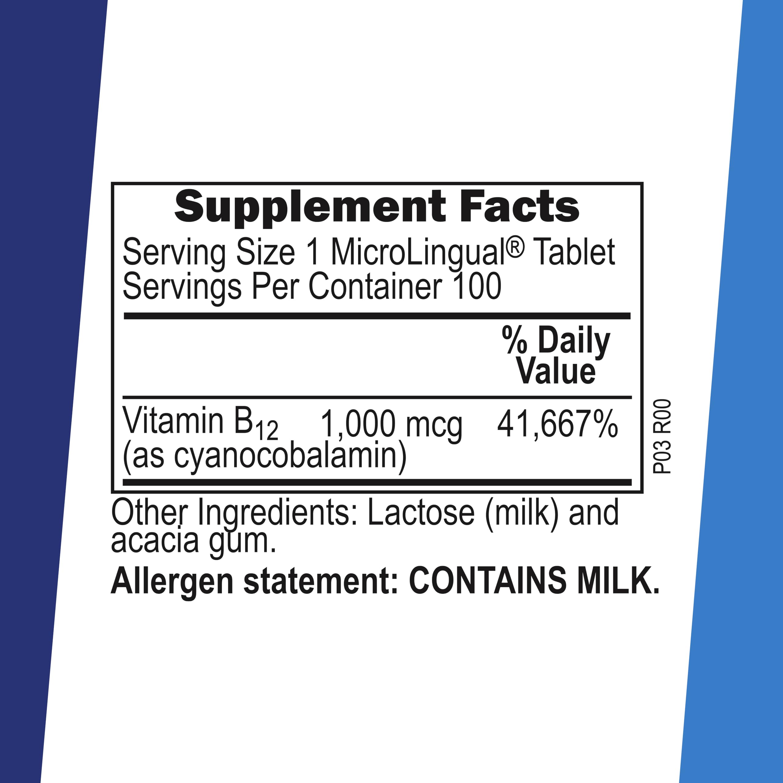 Absorción sublingual de B-12 Superior Source para vitalidad.