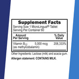 Superior Source B12 tableta disolvente para energía diaria y claridad mental