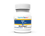 Etiqueta detallada de Superior Source Baby D3 con datos de uso