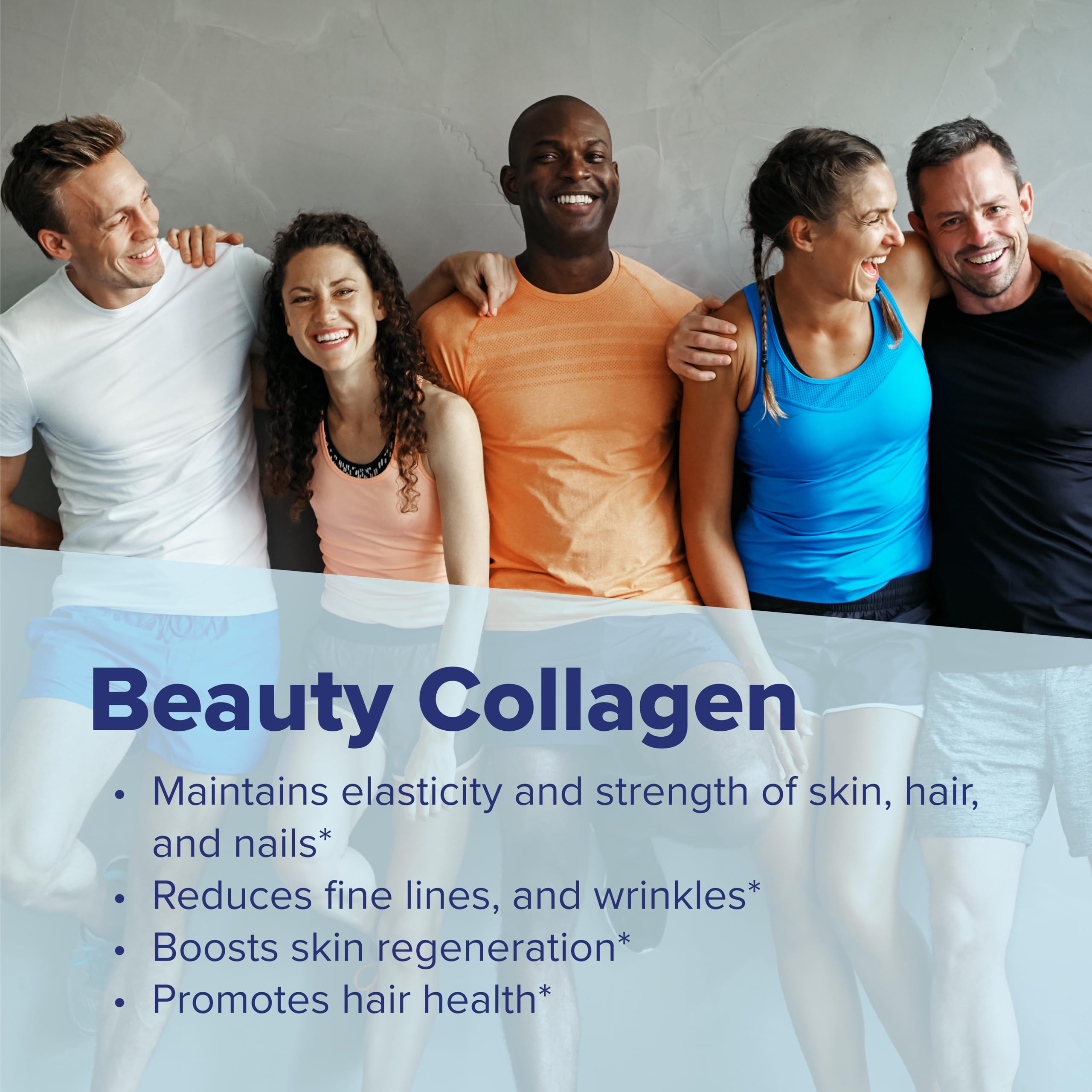 Superior Source Beauty Collagen: etiqueta que resalta ácido hialurónico
