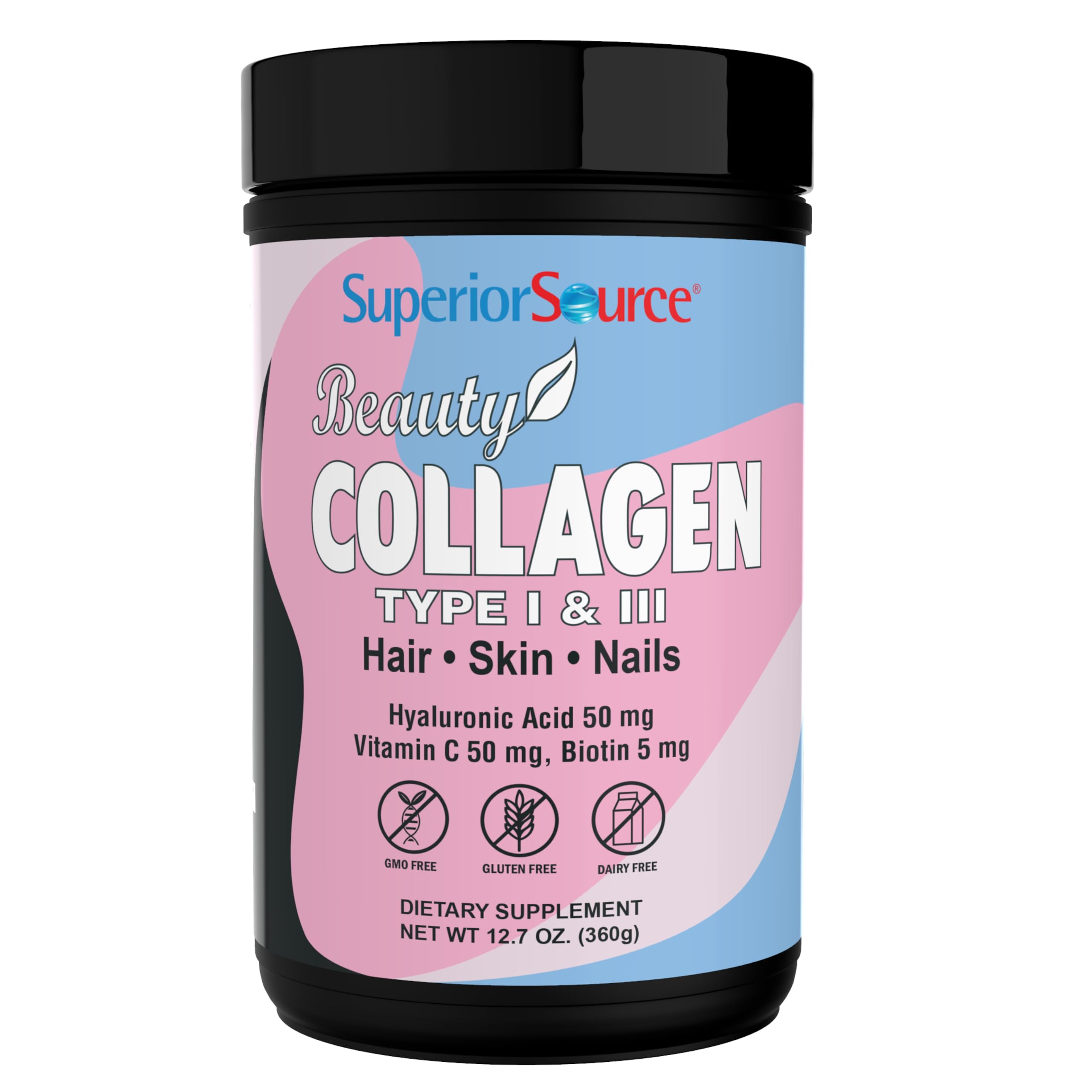 Superior Source Beauty Collagen: dosificador para mezclar polvo de forma cómoda