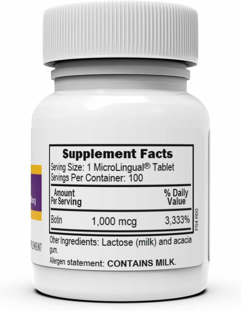 Biotina Superior Source 1000 mcg, sin OGM para pureza de ingredientes
