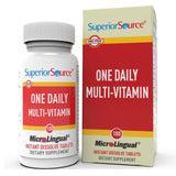 Superior Source multivitamínico diario en botella para apoyo a la salud general.