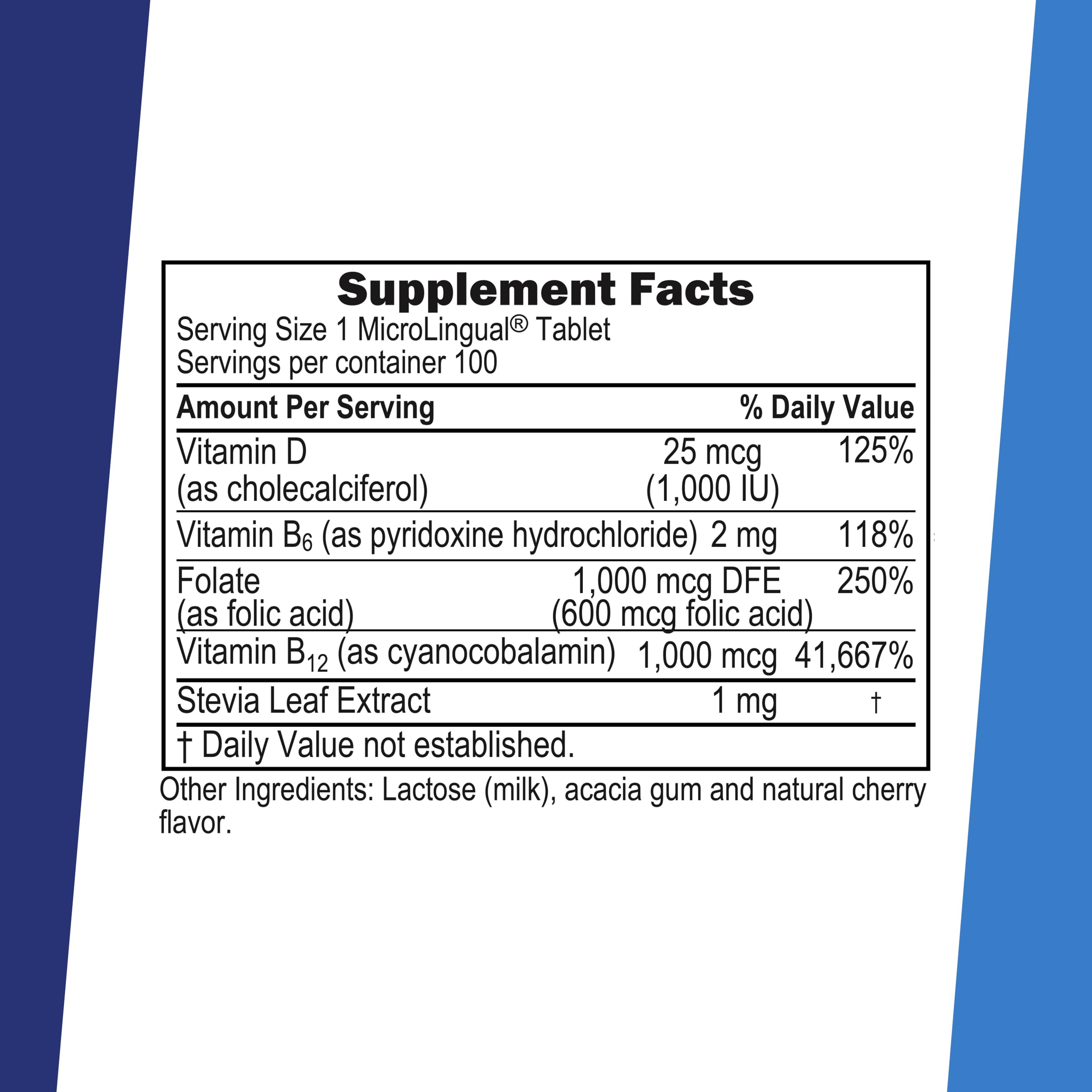 Superior Source botella de vitaminas sublinguales, 1000 mcg por dosis.