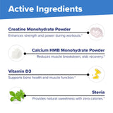 Superior Source Creatine HMB sin colorantes ofrece mezcla versátil para bebidas.