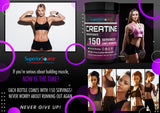 Polvo para batidos de Superior Source Creatine Monohidrato listo para mezclar