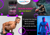 Verter Creatine Monohidrato en batido para consumo durante el día