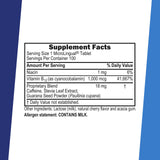 Envase de Superior Source con tabletas B-12 de 1000 mcg para uso diario