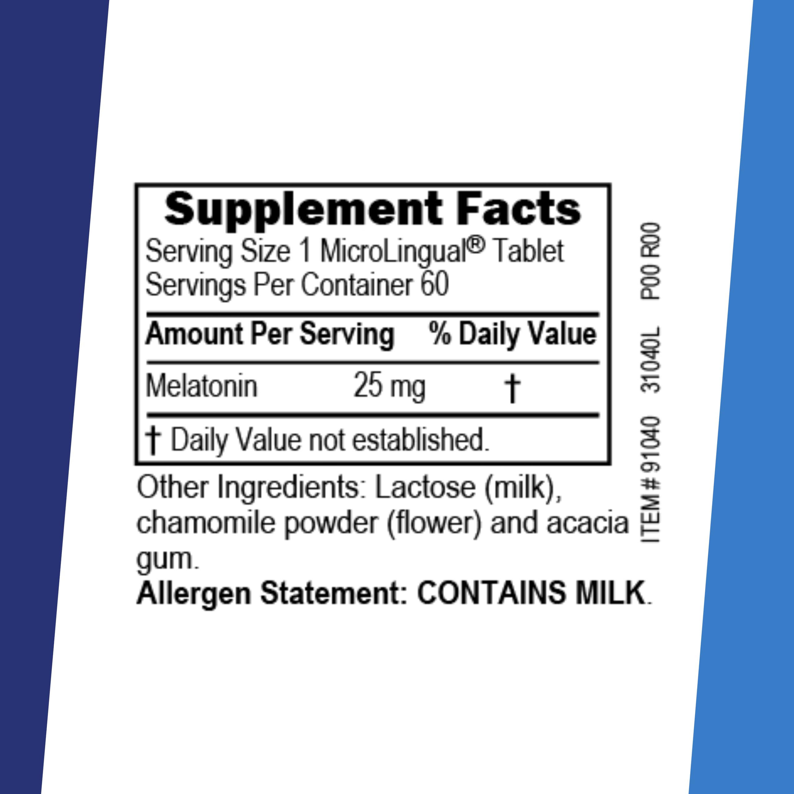 Melatonina Superior Source 25 mg: dosis alta para una relajación nocturna.