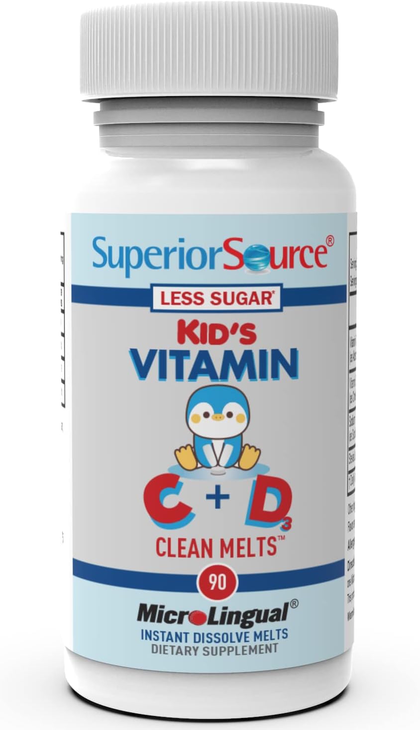 Superior Source Niños Disoluciones Sublinguales: etiqueta sin gluten