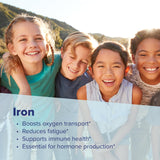 Superior Source Hierro para Niños: envase fácil de abrir para padres y niños.