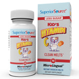 Superior Source Vitamina C para niños, tableta disolución instantánea para uso diario.