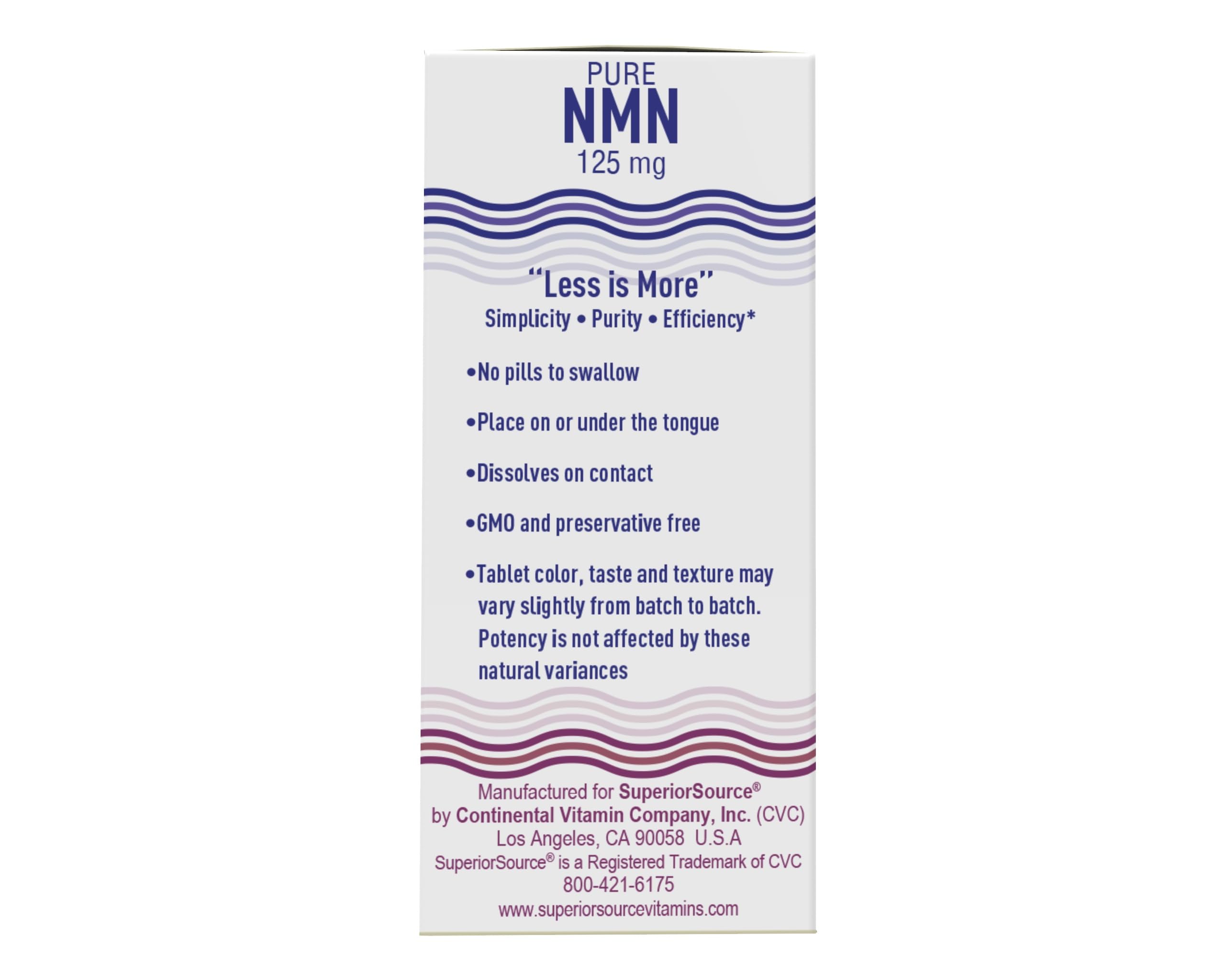 Superior Source NMN: proceso de calidad BPM garantiza pureza y trazabilidad.