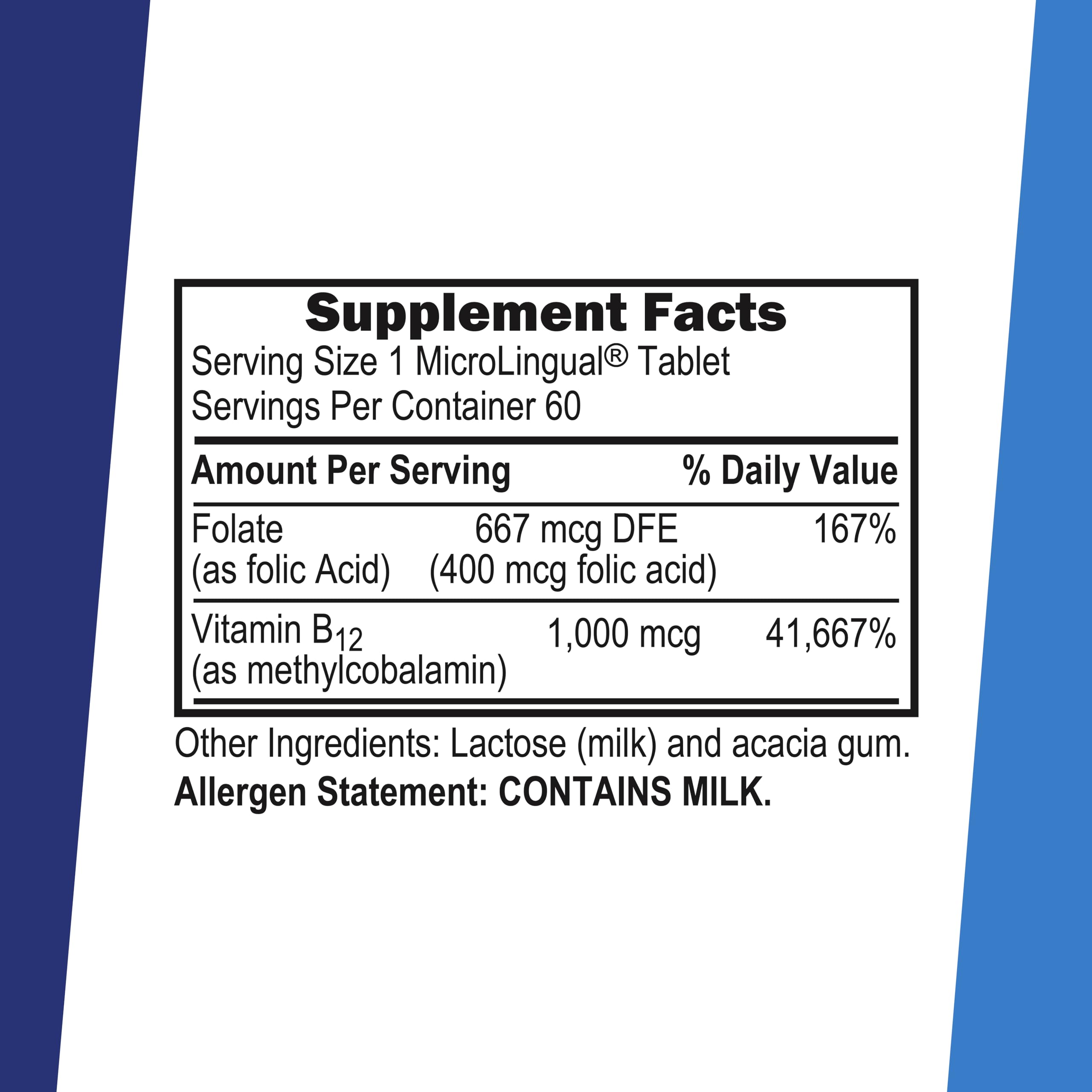 Superior Source No Shot Methylcobalamin B12, frasco de 60 tabletas para energía y soporte nervioso