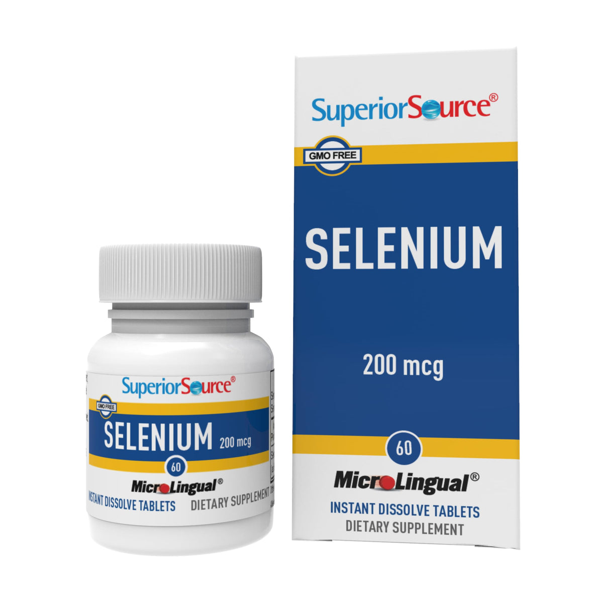 Superior Source Selenium 200 mcg: tabletas disolución instantánea para entrega rápida