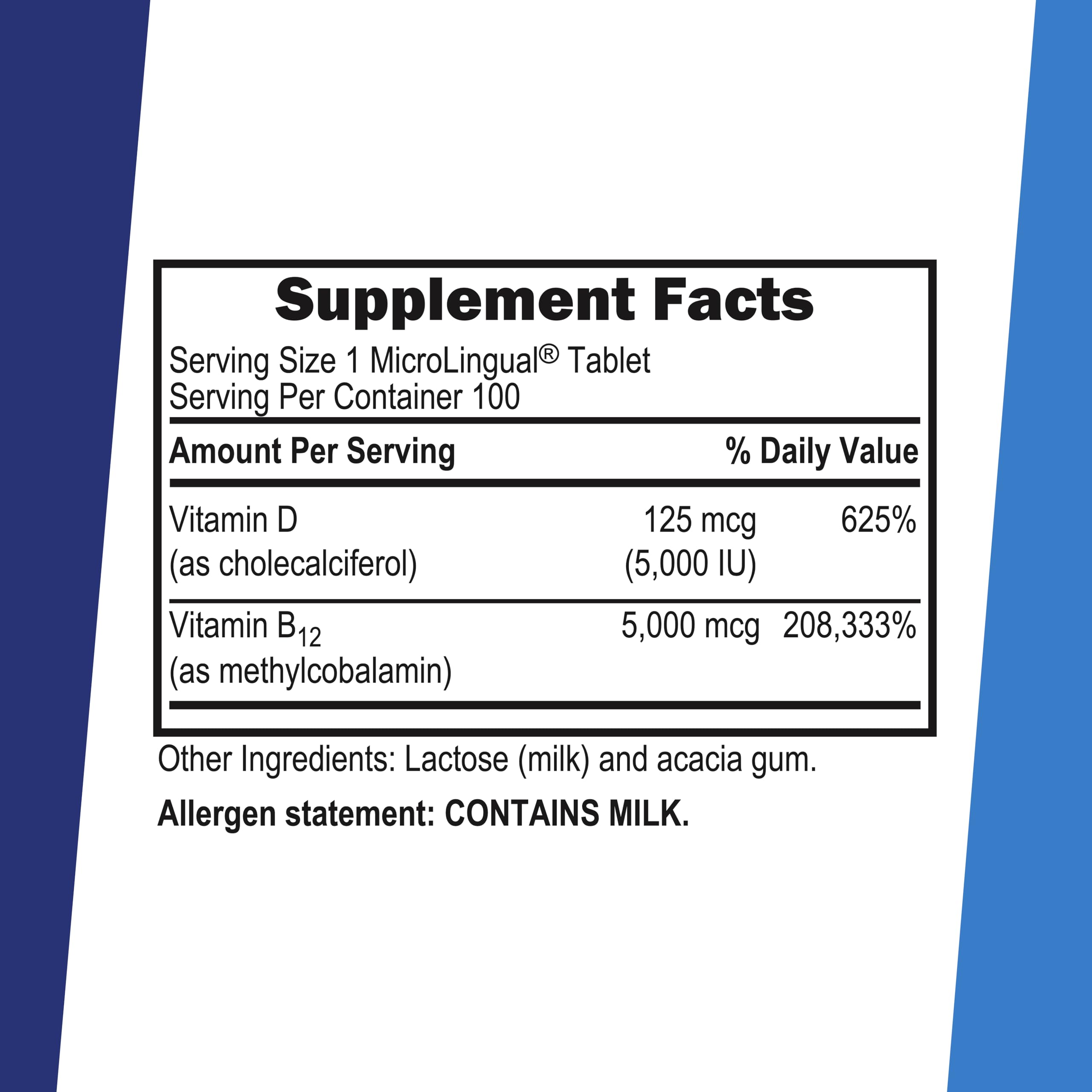 Etiqueta de Superior Source con información de tabletas y valor nutricional para planificación.